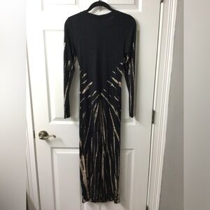 YFB fitted long sleeve maxi dress. Size M